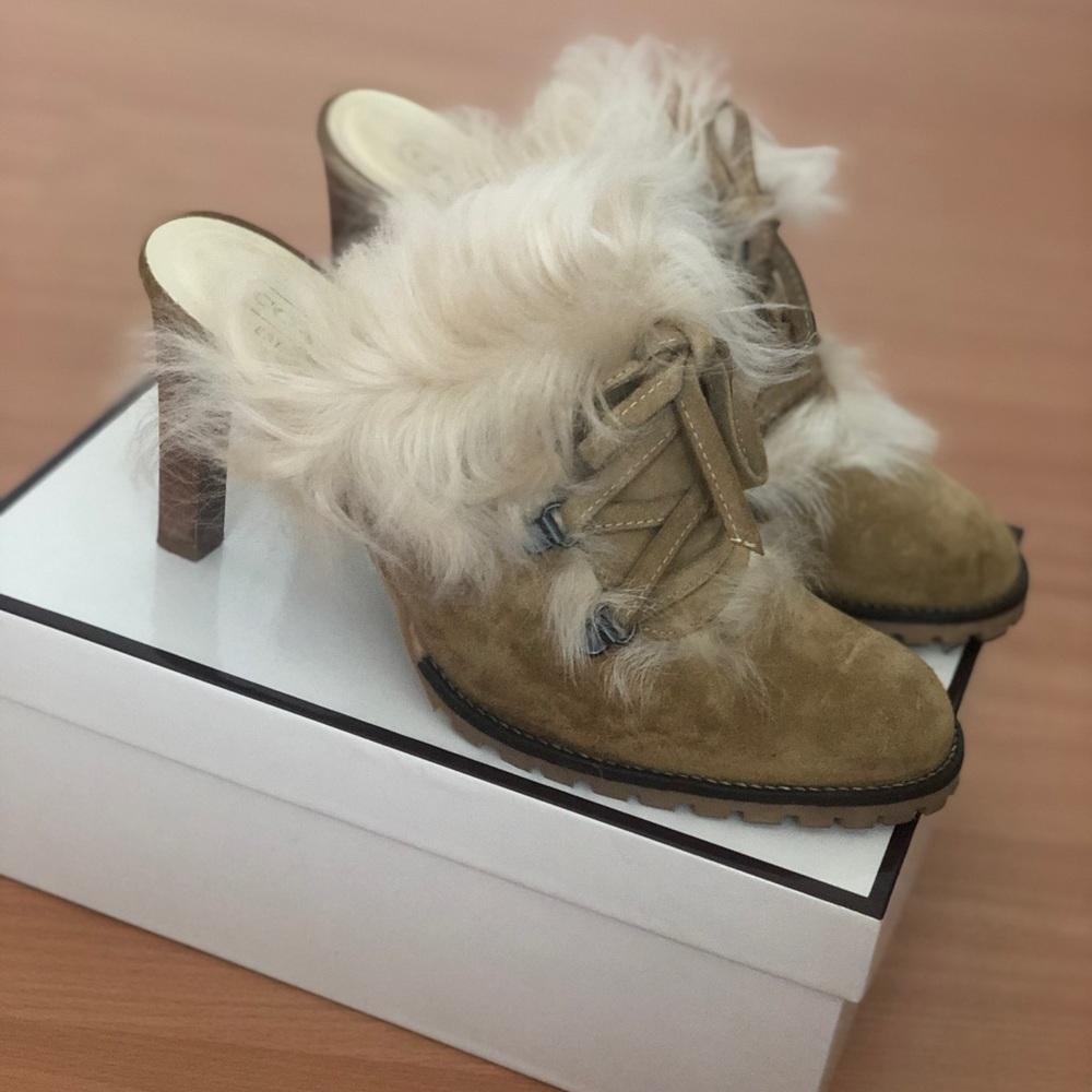 Coach Kristy Suede mules
